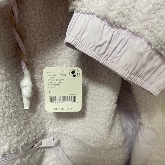 NWT FP Movement Fuzzy Was She Fleece Pullover
~Rose Quartz~ Sz Large - Picture 9 of 11